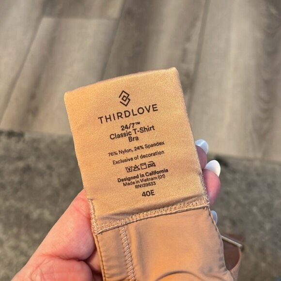 Third love 24/7® ClassicT-Shirt Bra size 40E - Picture 3 of 4